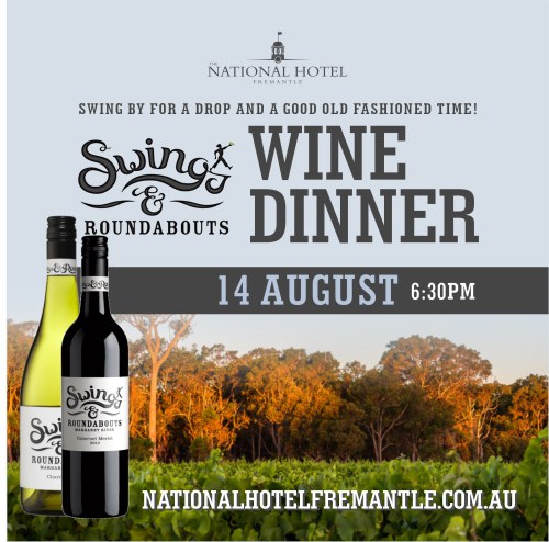 Swings & Roundabouts Wine Dinner